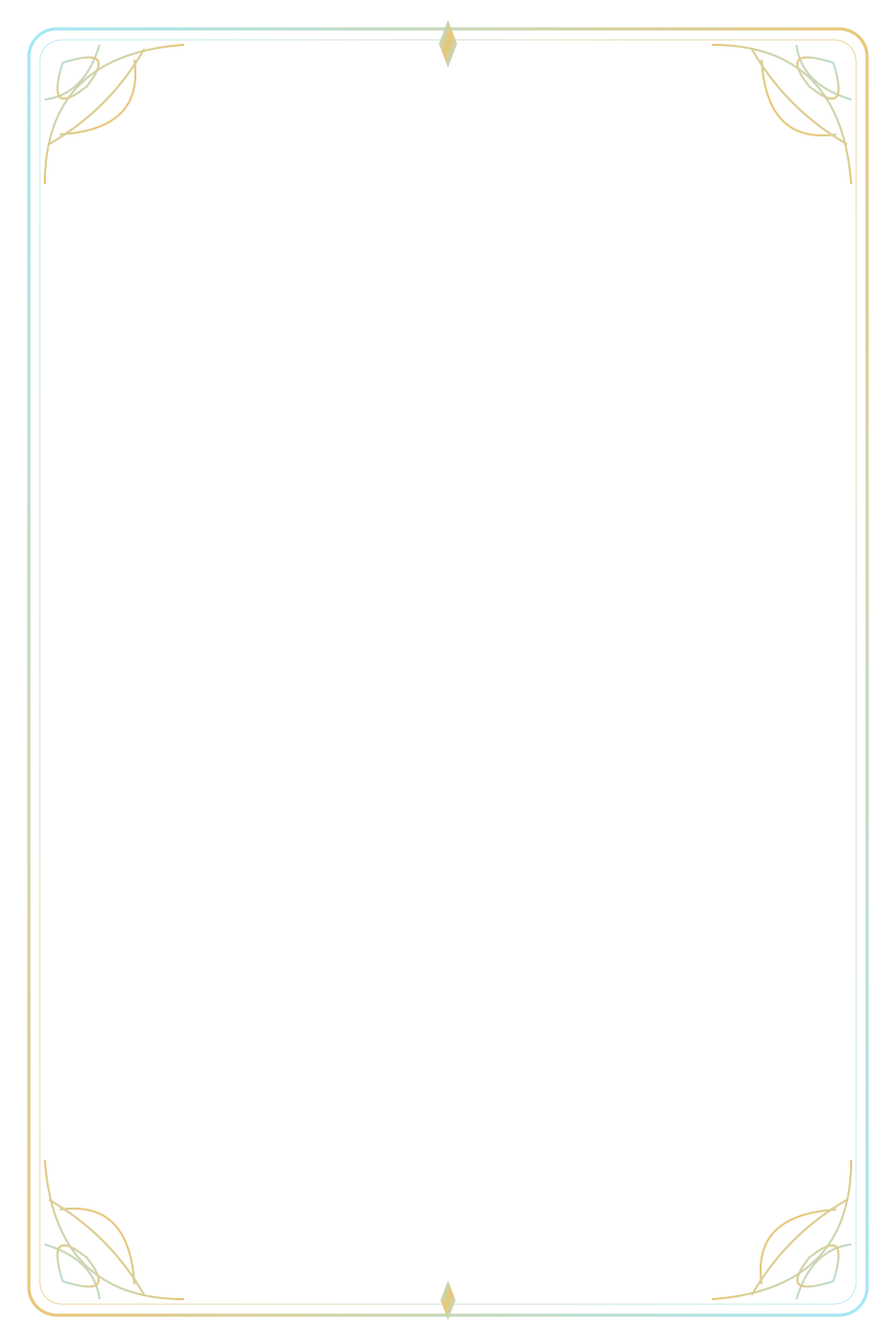 Ocean frame transparent frame only